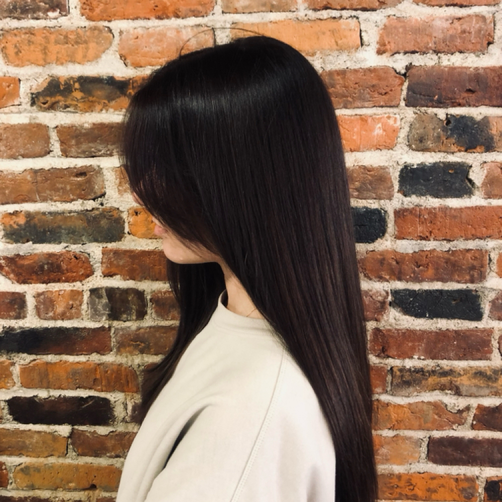 All Over Color + Blowdry at Le posh salon in Merrimac, MA