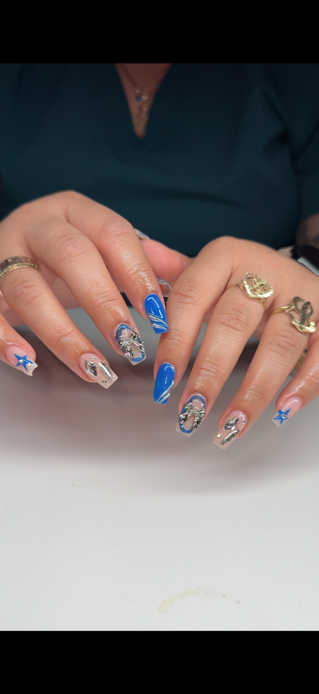 Structured Manicure W/ Designs