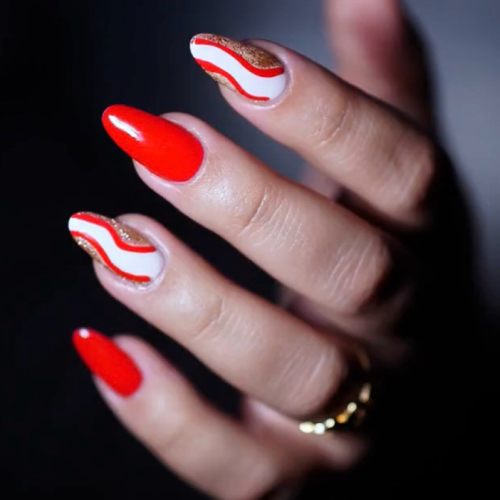 Nail art (Simple Art) at Nay Nicole Luxury Nails & Beauty in Parkville, MD