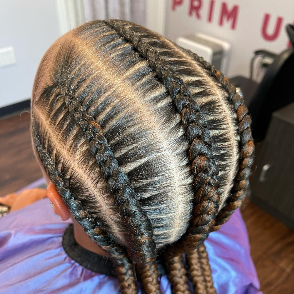 5-6 Feed N Braids(hair not included)