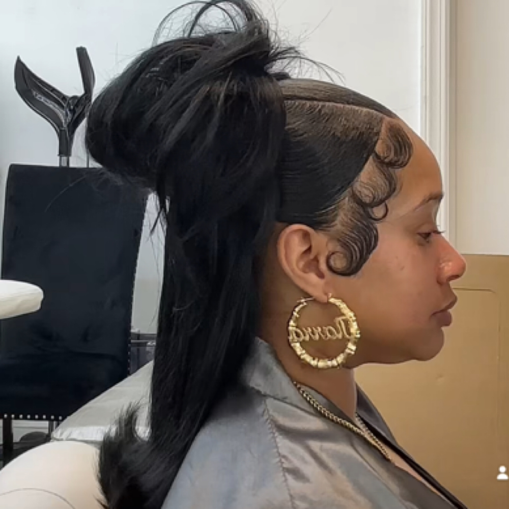 Multiple Ponytails Updos at Terika’s Beauty & Spa in Bloomfield, NJ
