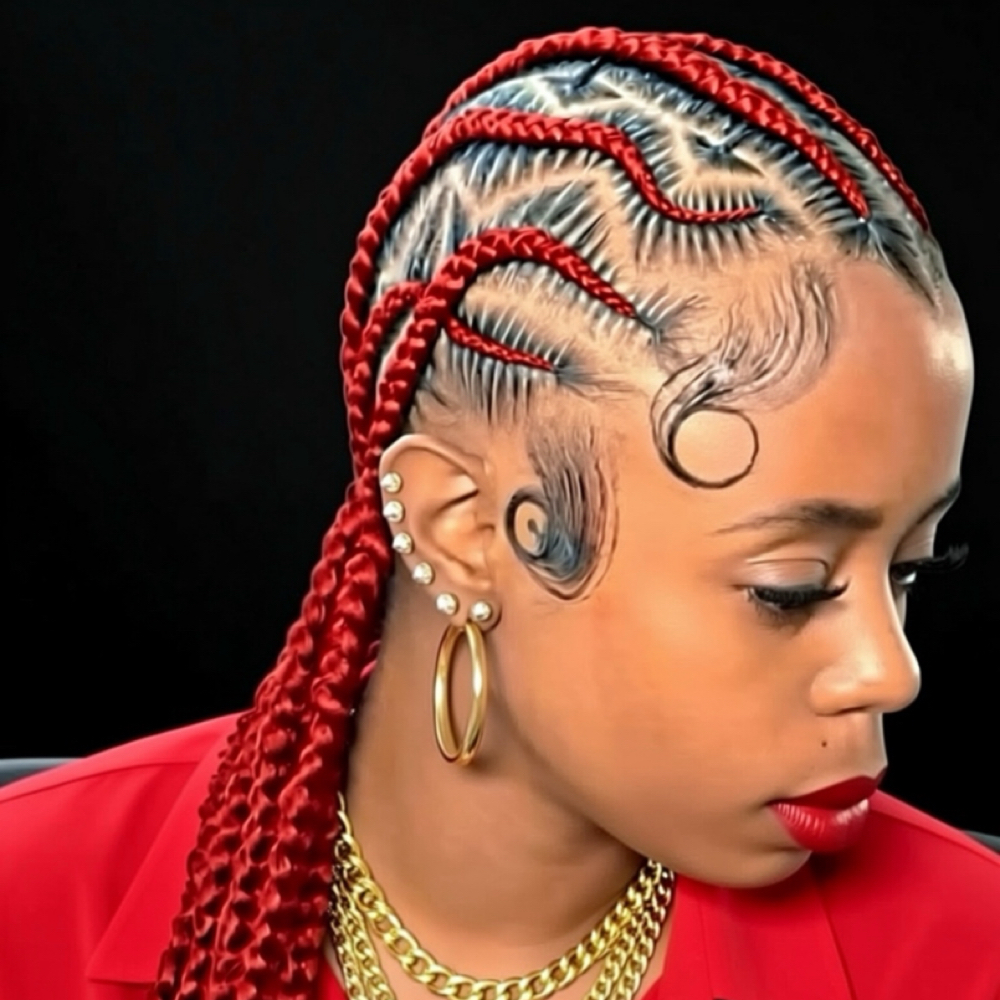 Extensions w/Design at Equality’s Nubian Stiylz in Hampton, VA
