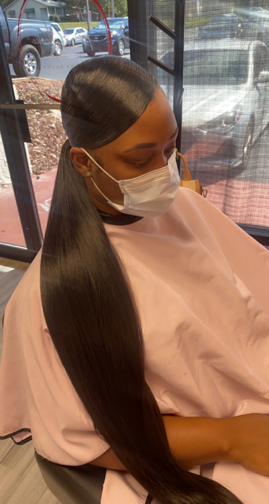 Sleek Ponytail at Keyana D in Columbus, GA