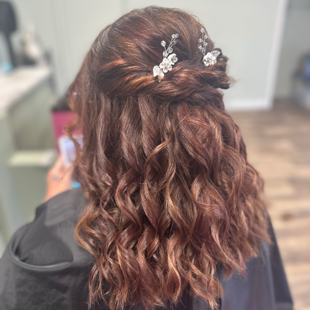 WEDDING HAIR TRIAL at Leah Jane’s Salon in Rockport, IN