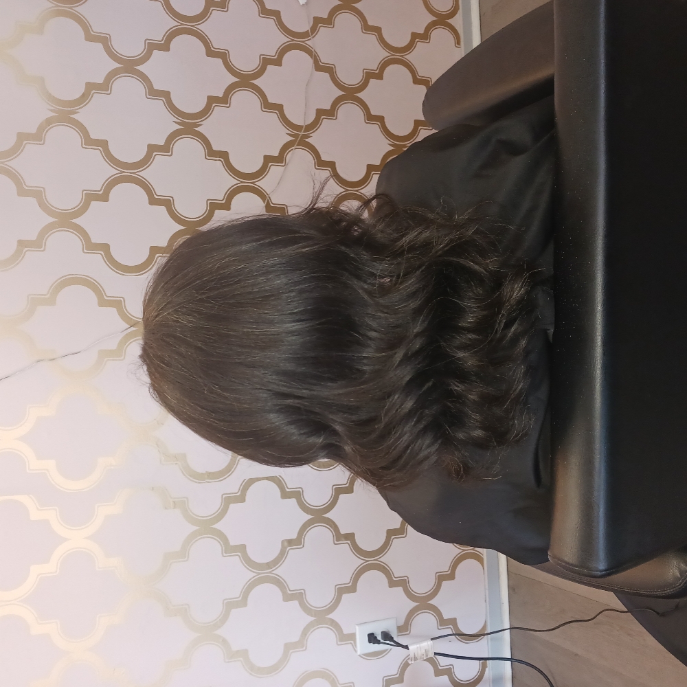 Haircut And Curling Iron/flat Iron at Hello Beautiful Hair Lounge in Radcliff, KY