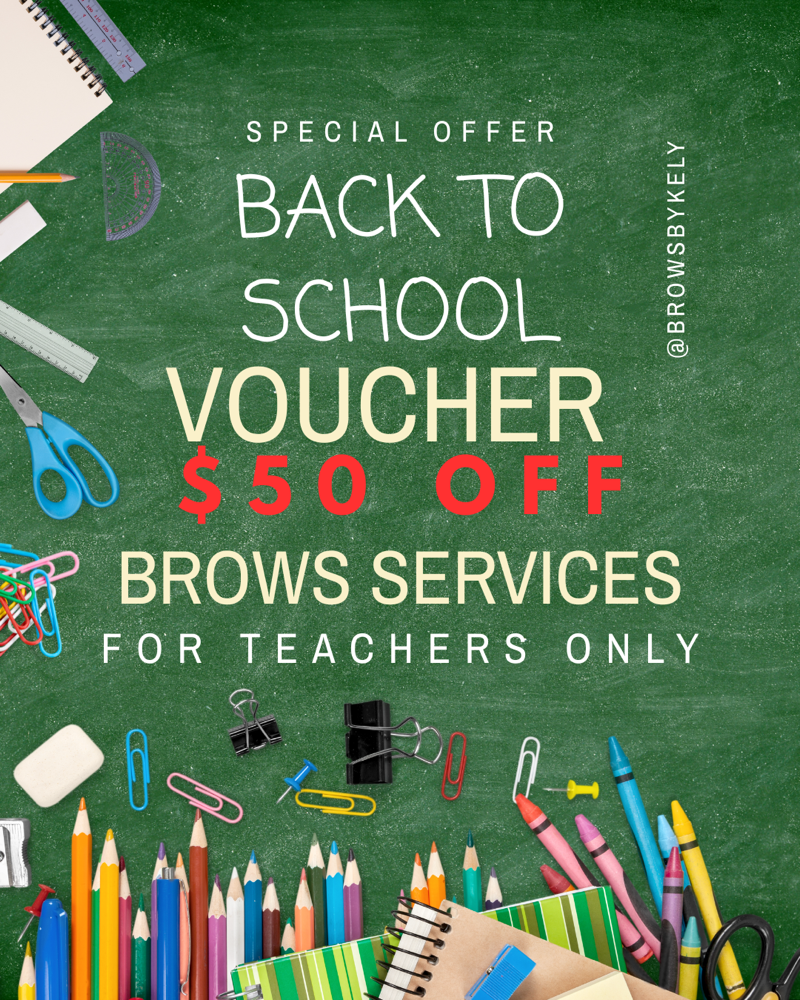 $50 OFF FOR TEACHERS- OMBRE
