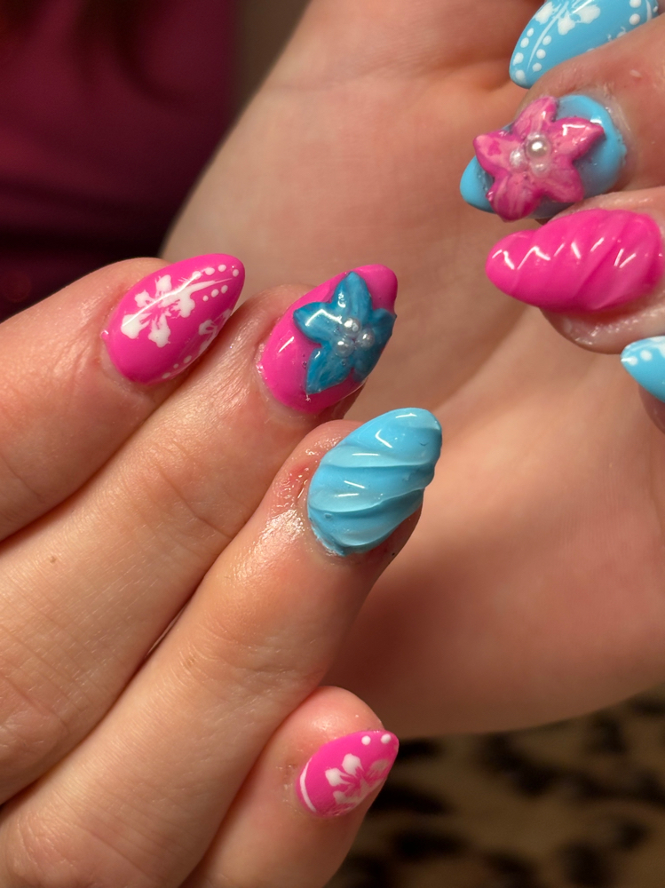 Advanced 3d Nail Art at Dolled Up Nails by Harley in saint.joseph, MO