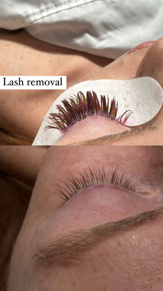 Lash Extention Removal