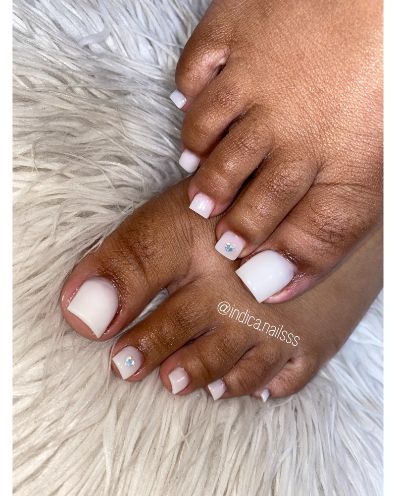 Full Acrylic Set On Toes