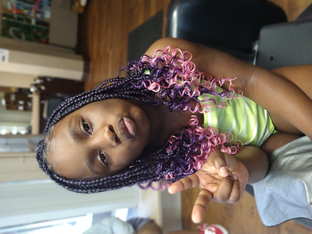 Kids Medium Knotless Braids