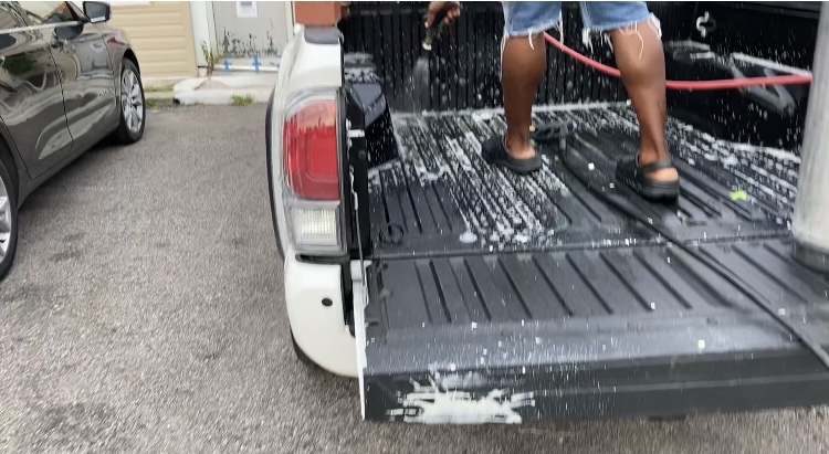 Truck Bed Paint Removal