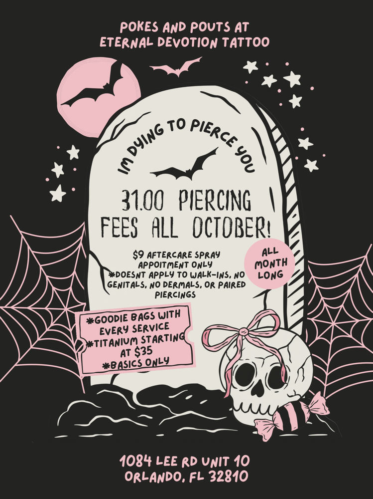 31.00 Piercing Fees (ears)