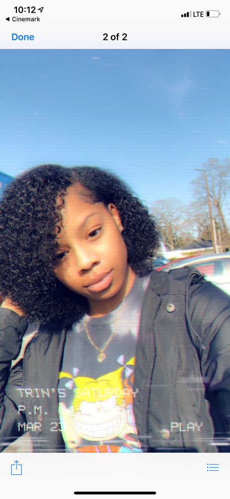 Natural Hair Blow Out