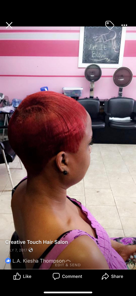 All Over Hair Color….. 1 Color Only