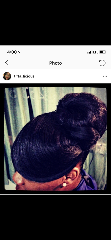 Updo/wedding Hair