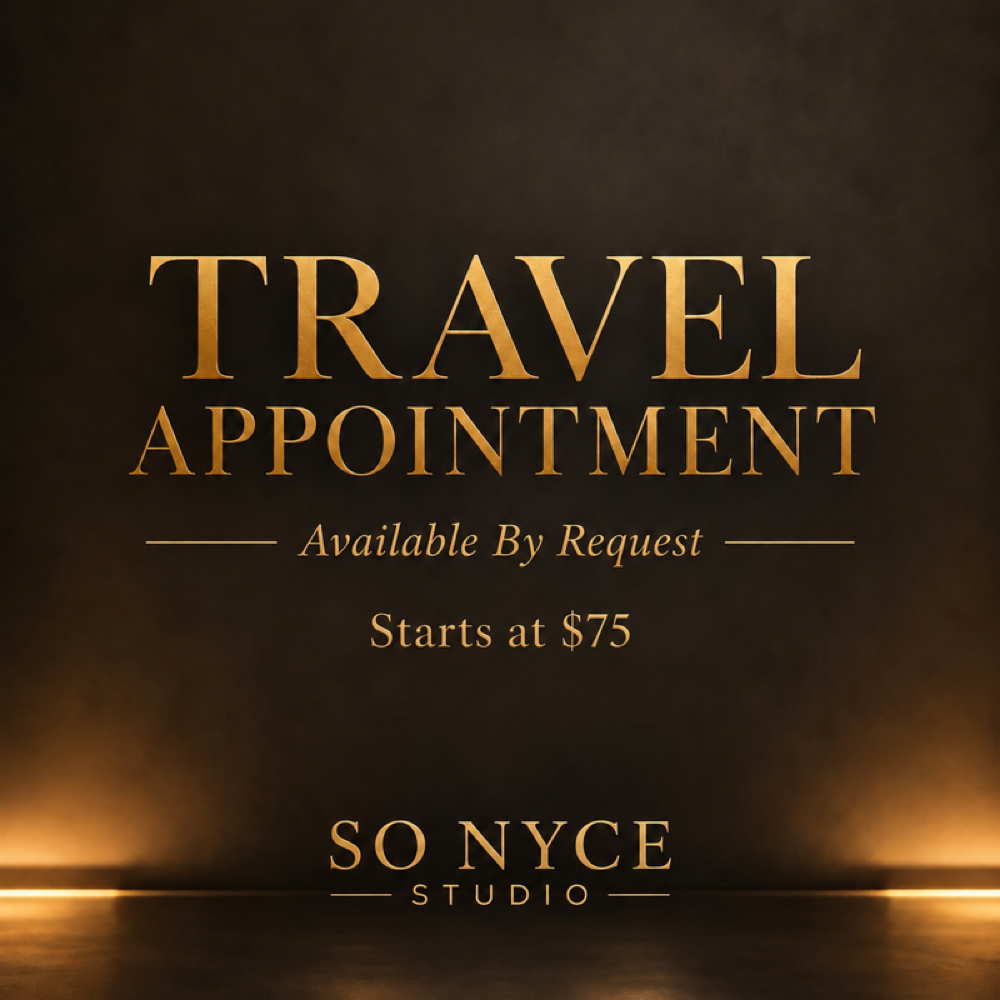 Travel Add-on at SO NYCE STUDIO in Fayetteville, NC