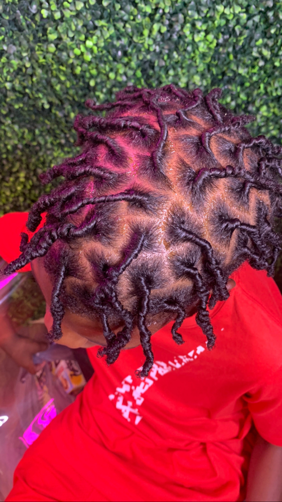 Kids Starter Locs (2 Strands)