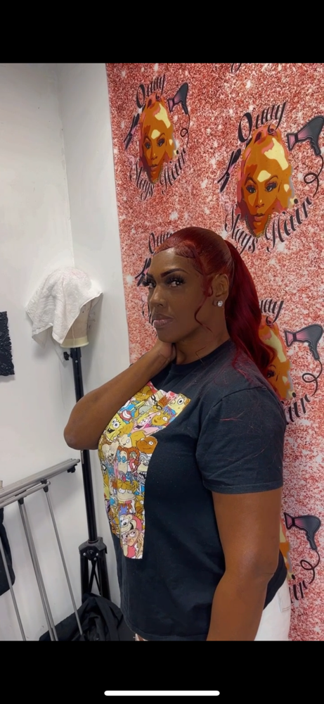 Double Frontal Ponytail