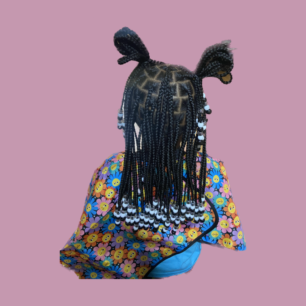 Kiddie Knotless (w beads)