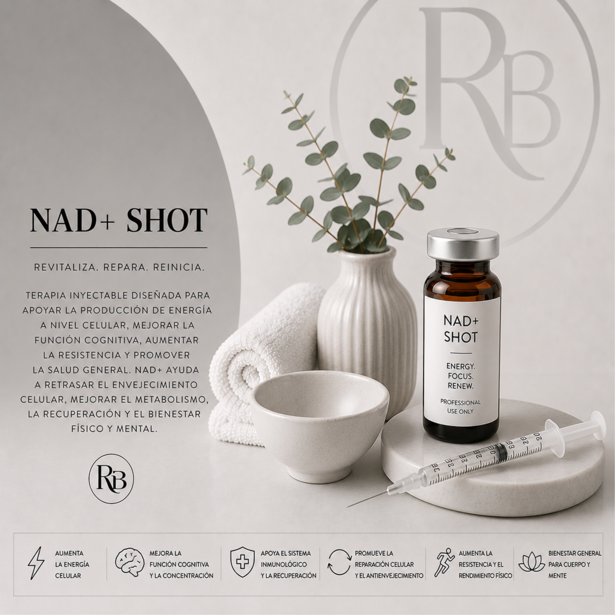 NAD+ 6 SHOTS at Ross Beauty Center-Med spa in Duluth, GA