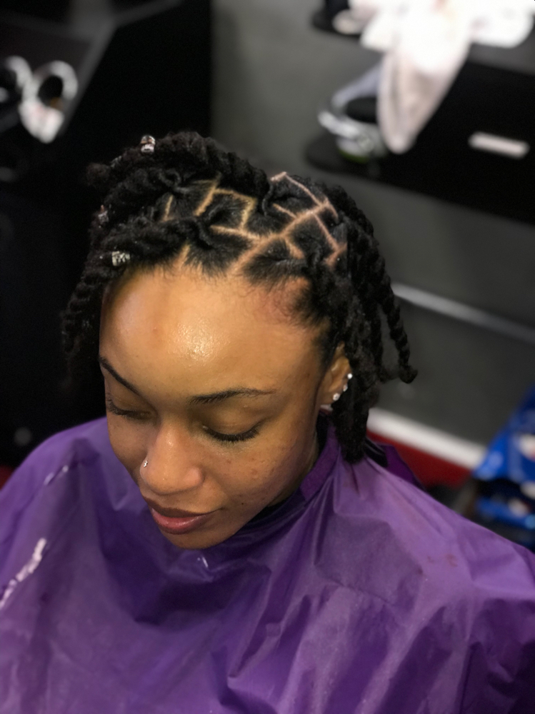 Two Strand Twist Loc