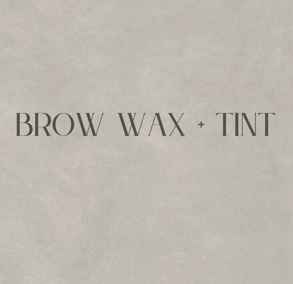 Brow Wax + Tint