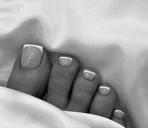 Acrylic Pedicure - French Tip