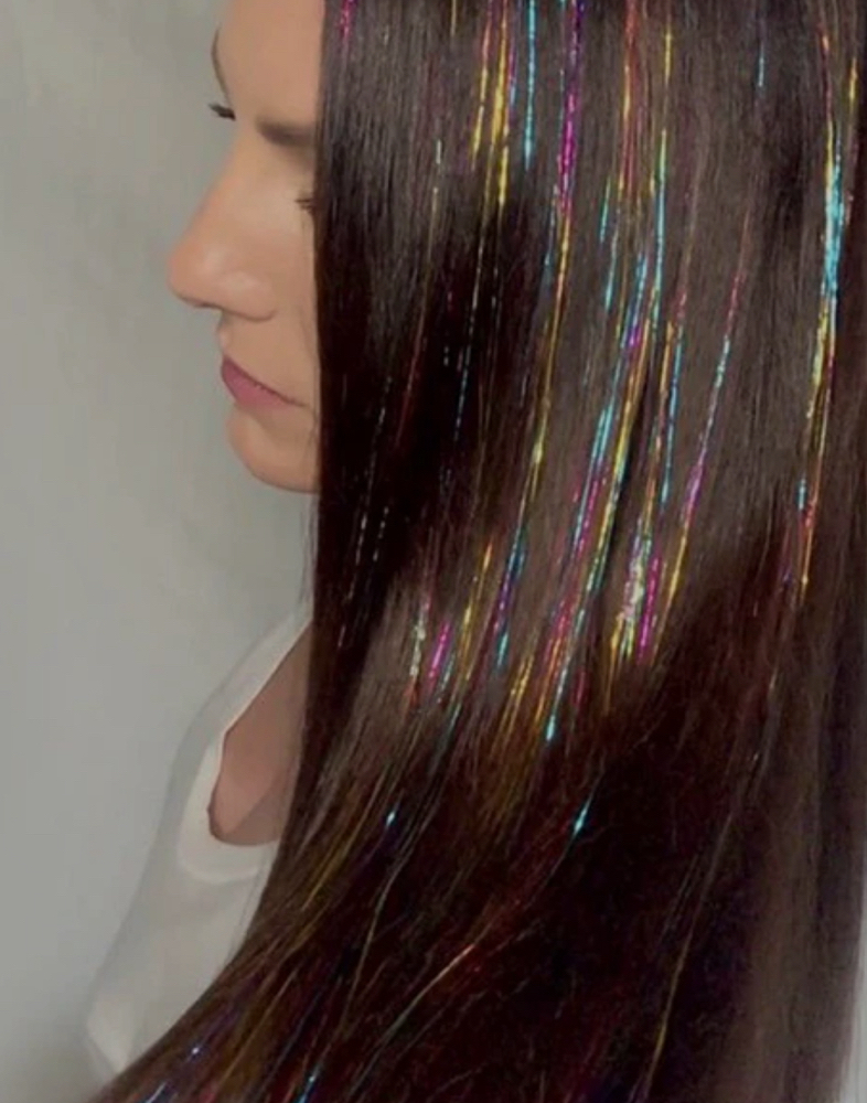 Hair Tinsel Extention (Per Bead)