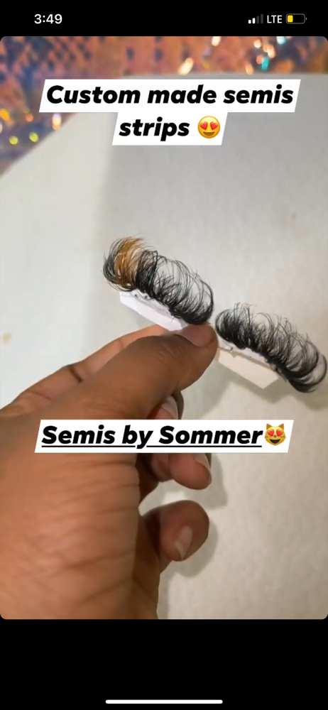 Custom made strips wipsy 20mm