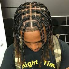 Mens Box Braids (small) at Nays Beauty Parlor in Warrensbug, MO