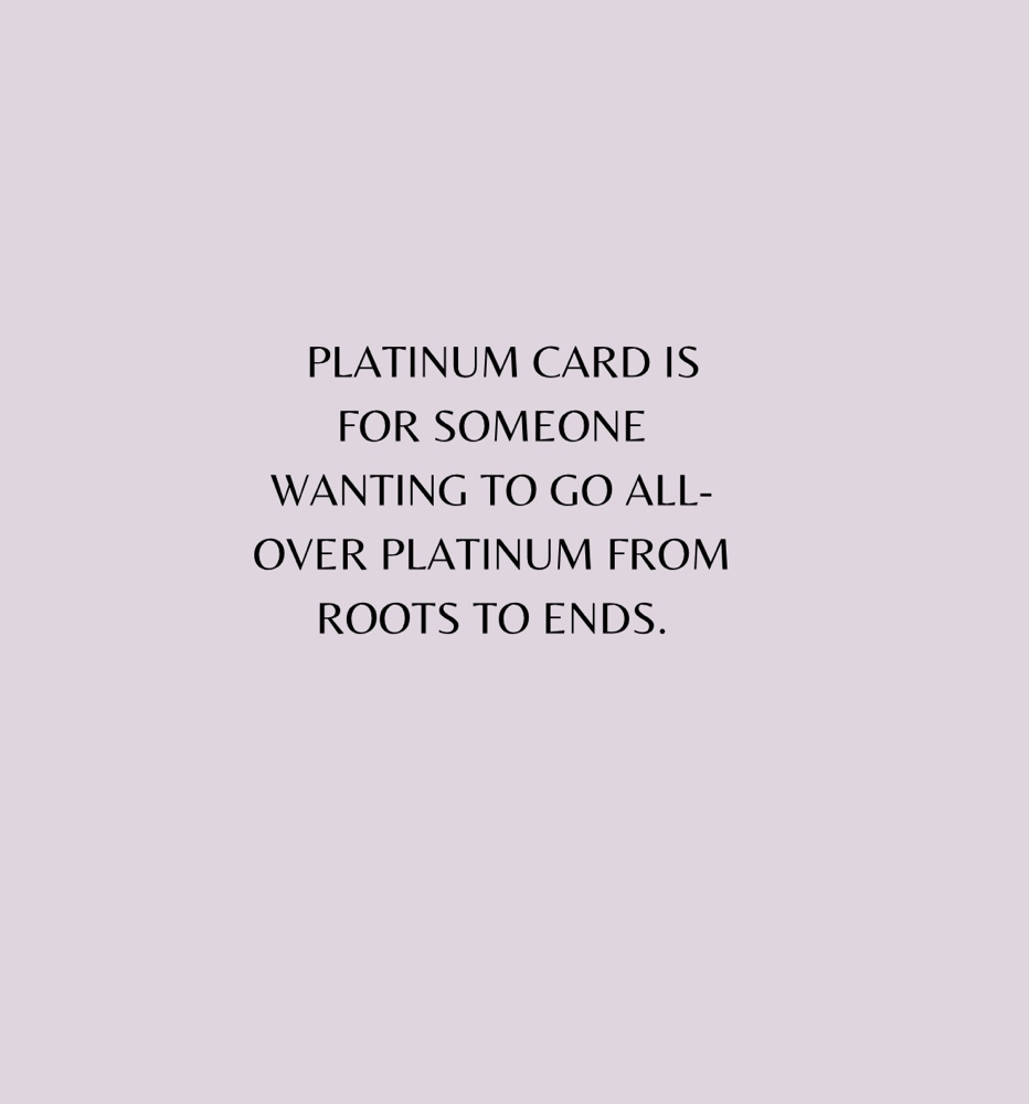 Platinum Card at Elyse Nelson @ Society West in Litchfield Park, AZ