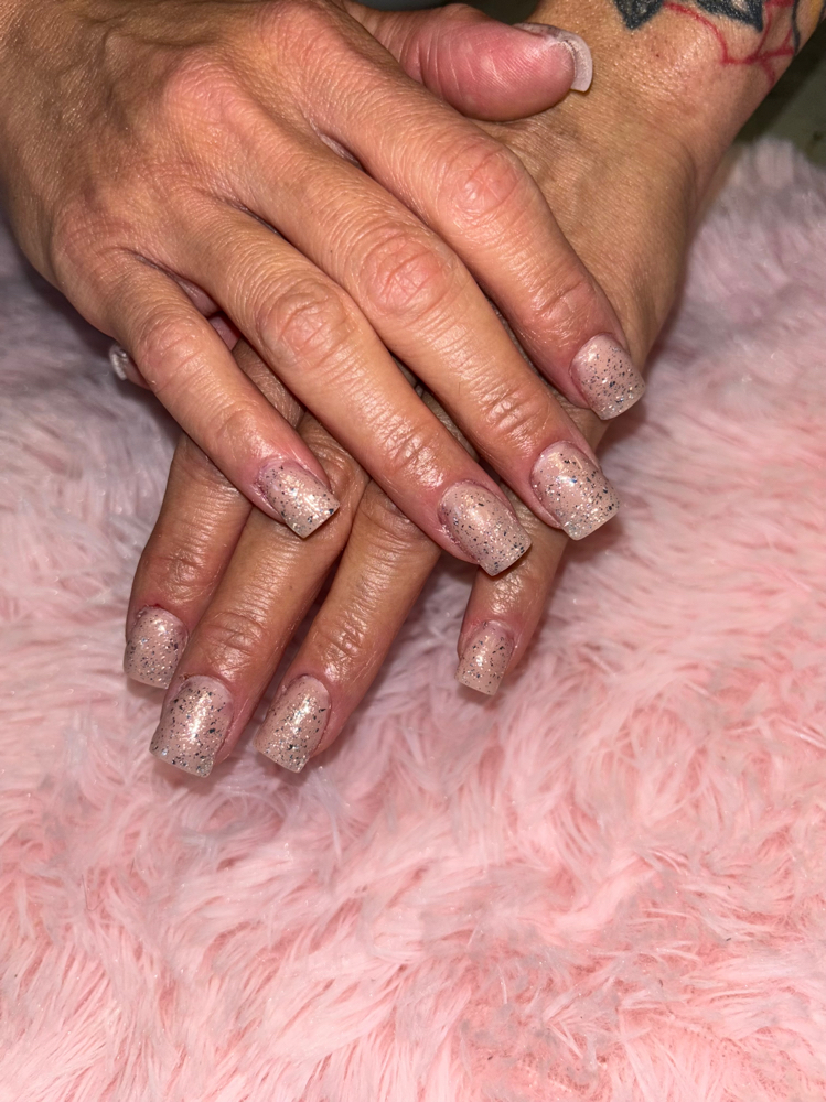 Acrylic Shorties 1 Color at Glamour Haus Lash Nail & Spa in San Antonio, TX