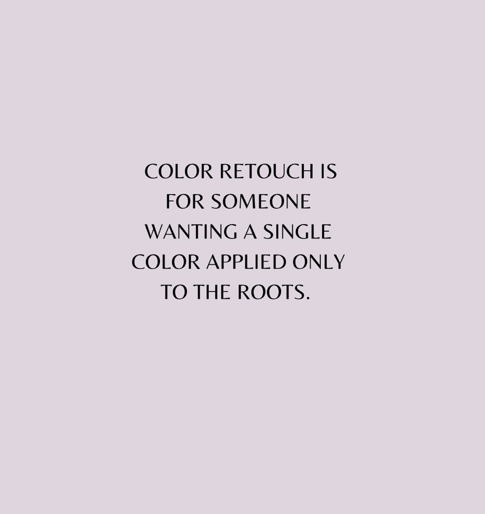 Color Retouch at Elyse Nelson @ Society West in Litchfield Park, AZ