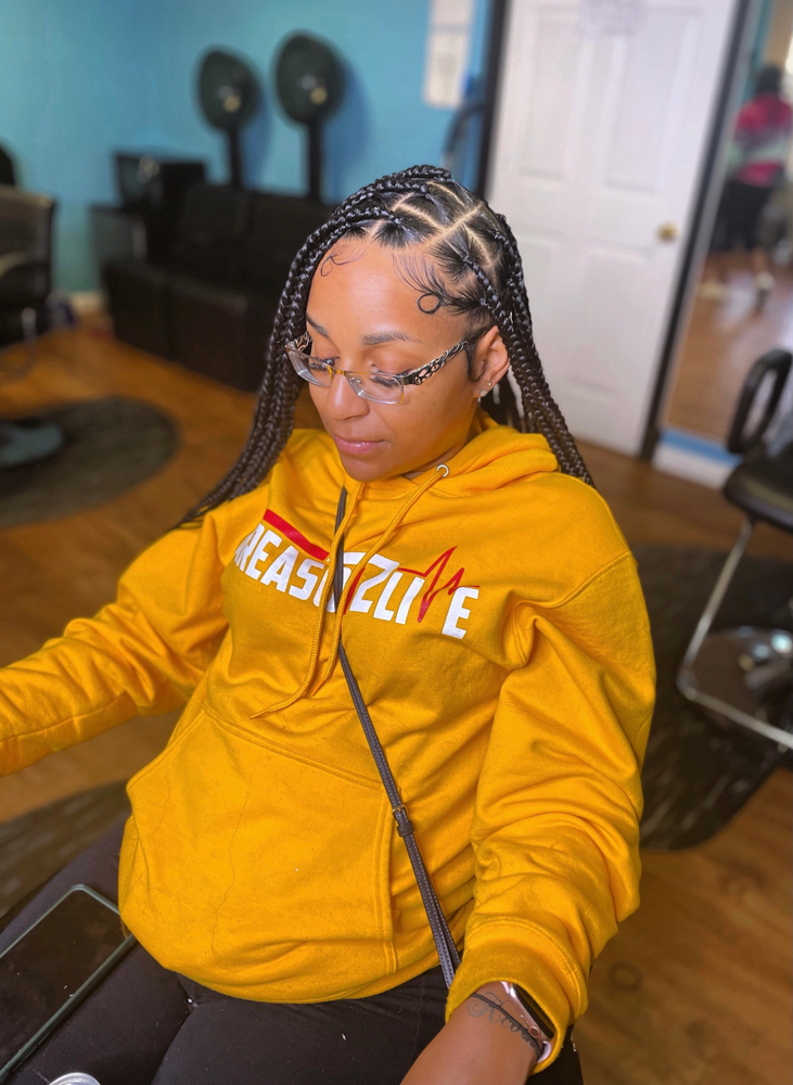 LARGE KNOTLESS at Drea’s hair design in Oakland, CA