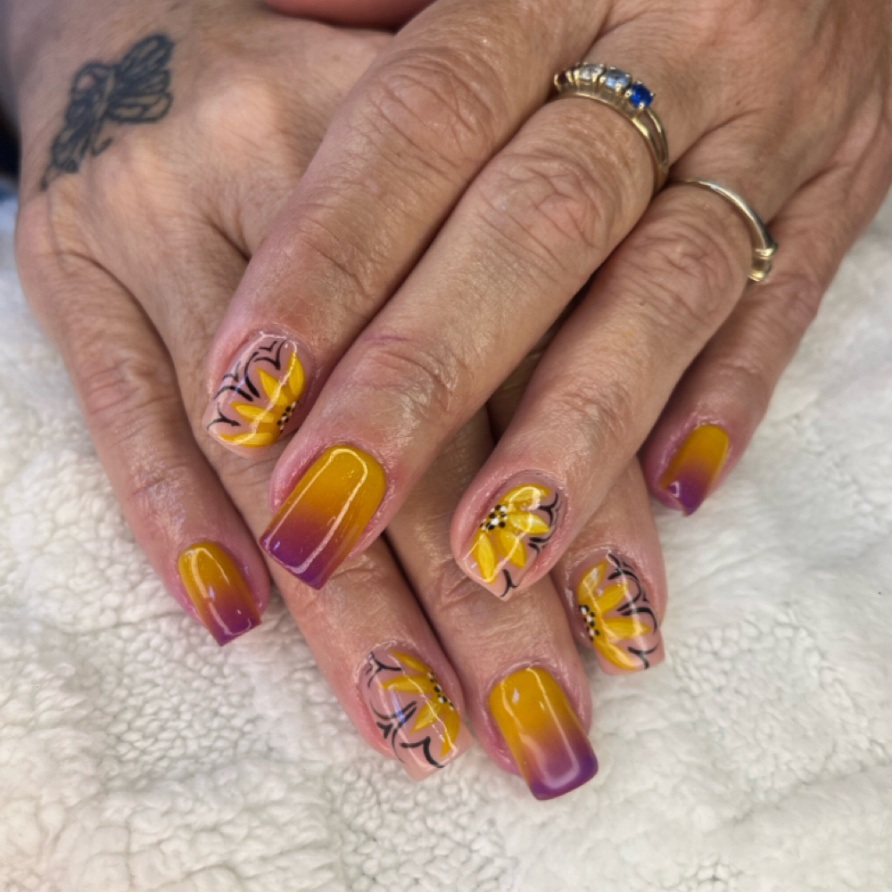 Acrylic Fill In at Heavenly Hair & Nail Spalon in Wingina, VA