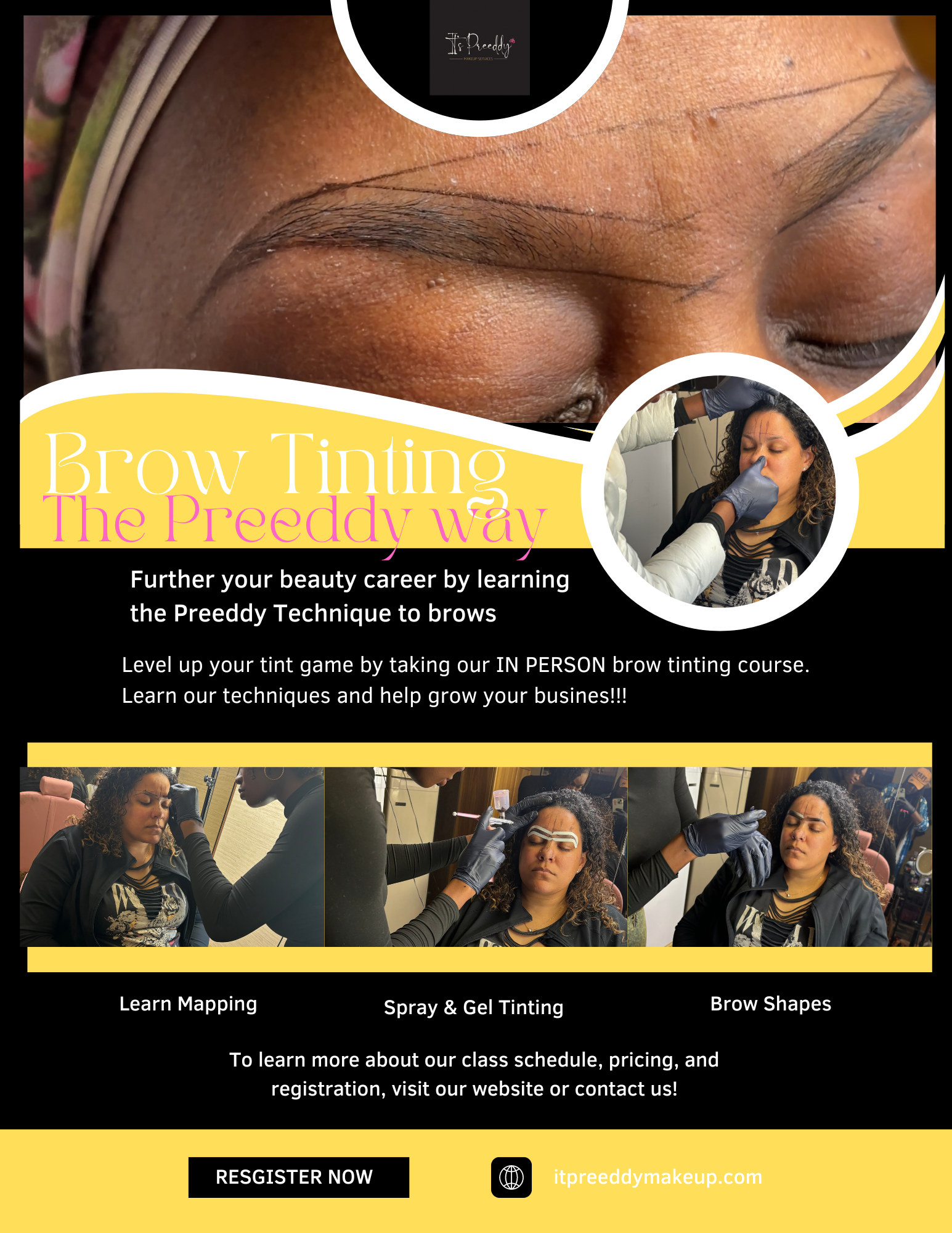 Brow Tinting Training
