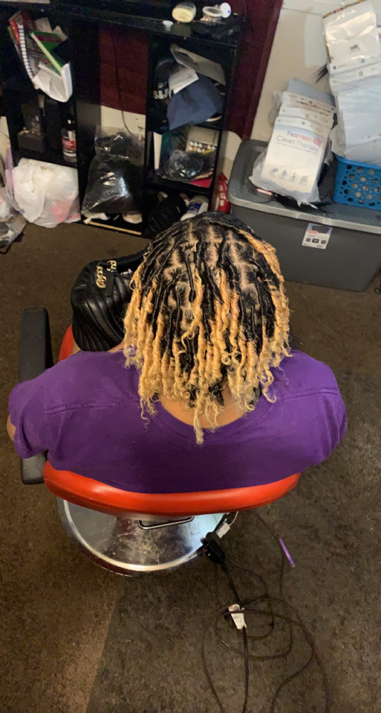 Starter Locs at Hair Hustlaaa! in Humphrey, AR