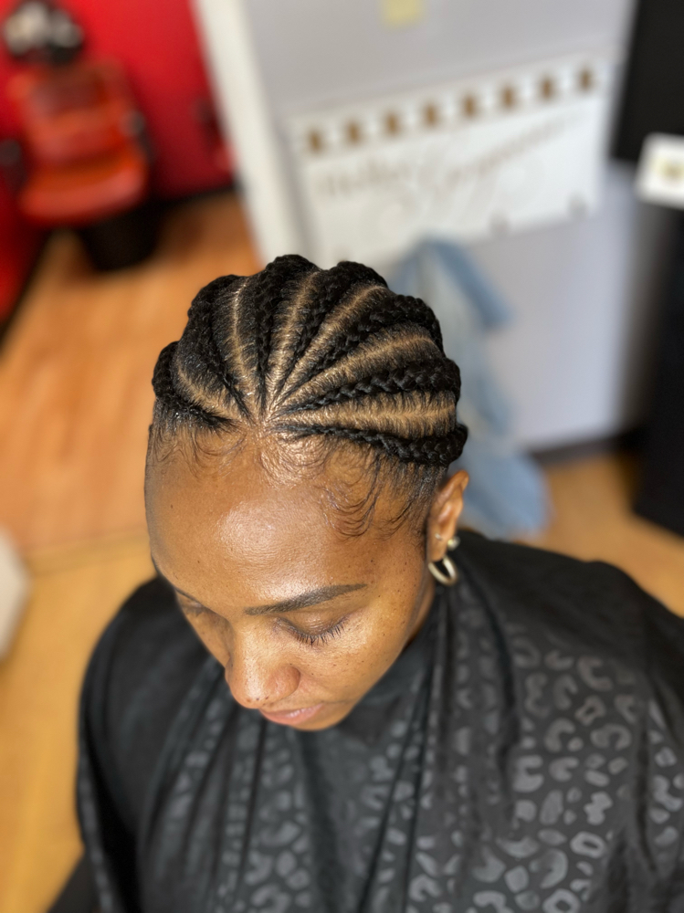 6-8 Feed In Braids