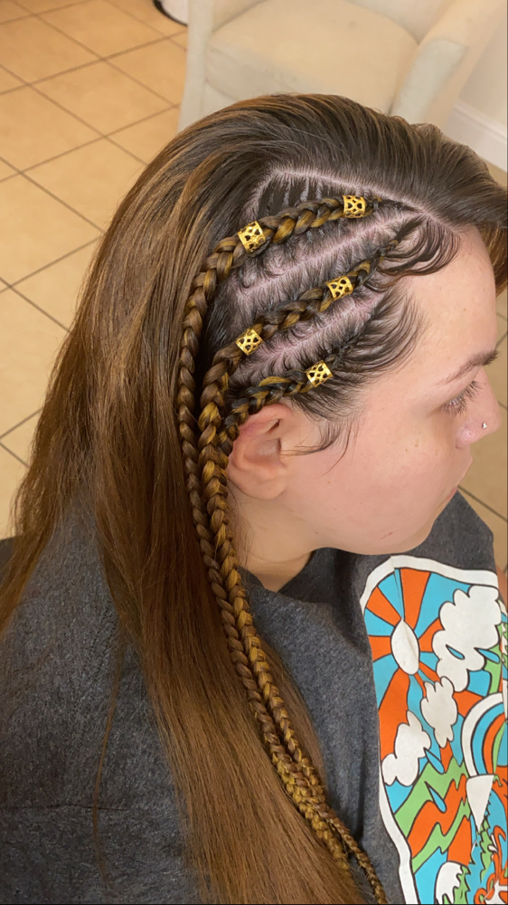 2-4 Halfway Braids