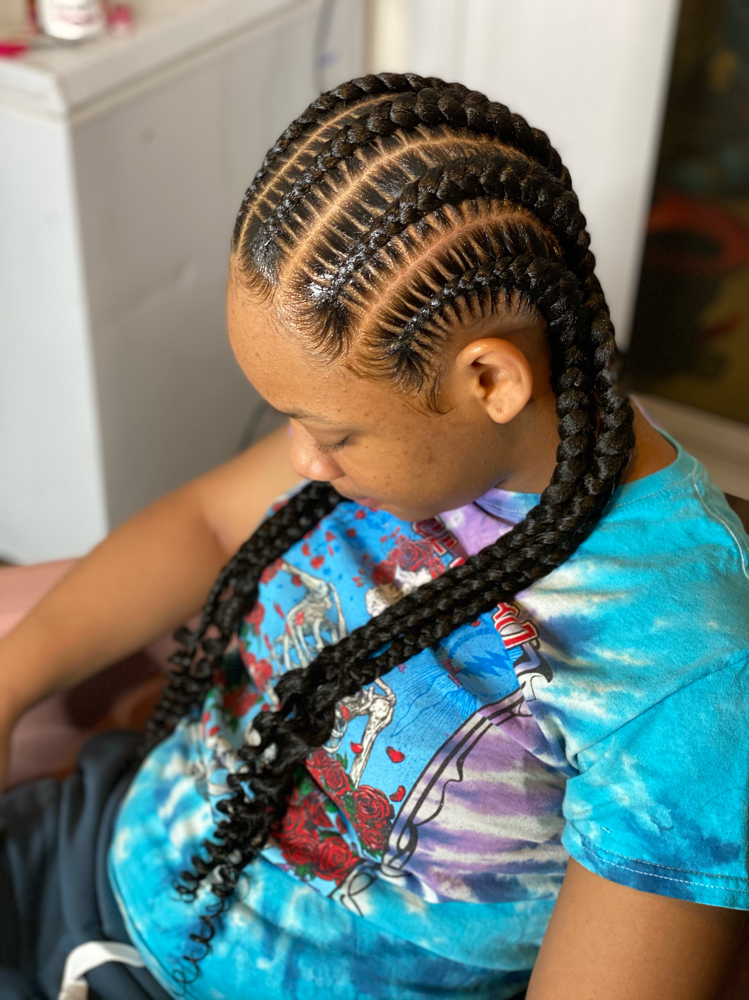 Kids Large Stitch W/ Curls