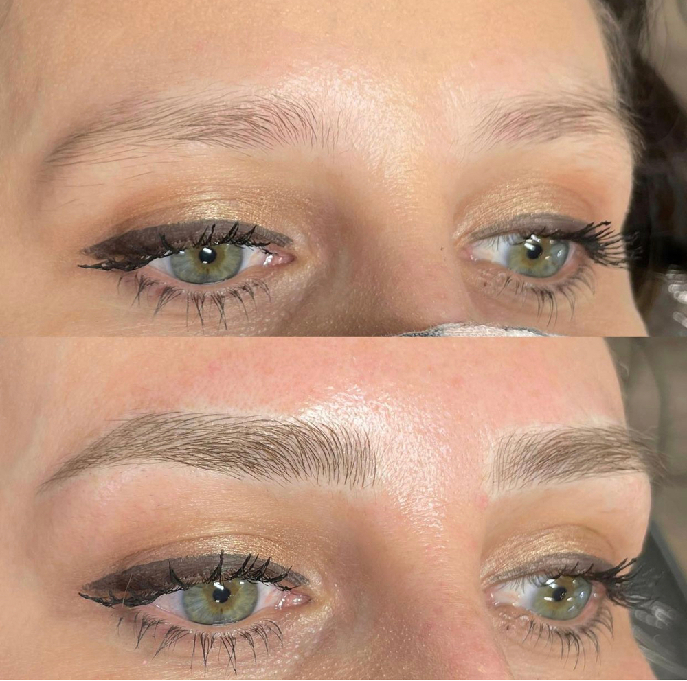 Microblading With Light Shading