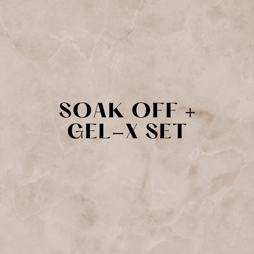 Soak Off + New Gel-X Set