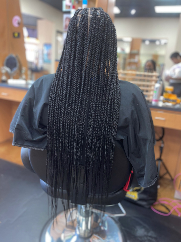 Small Knotless Braids
