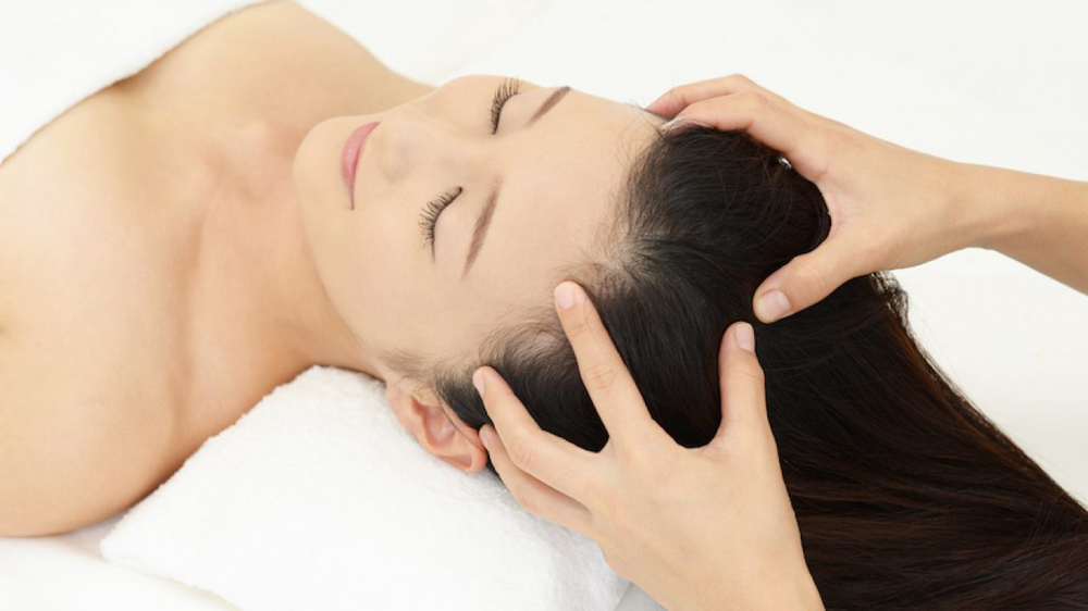 Accupressure Scalp Massage +