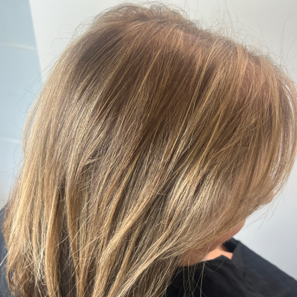 Partial Highlight + Base at Mirame Hair Studio in Roundrock, TX