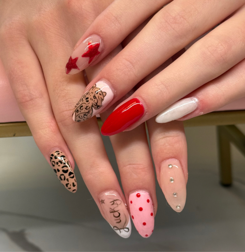 Acrylic Full Set (Detailed Designs) at Gorgeous by Georgia in Harlan, KY