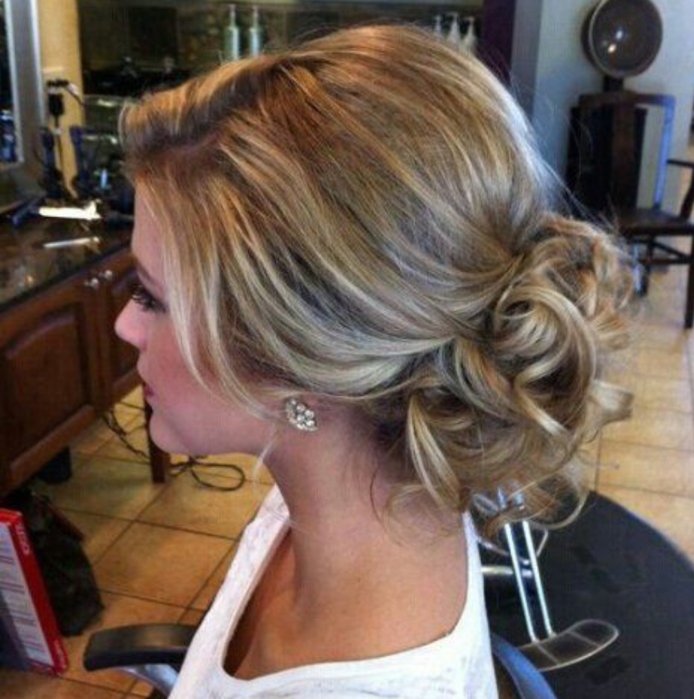 Special occasion updo/ braid