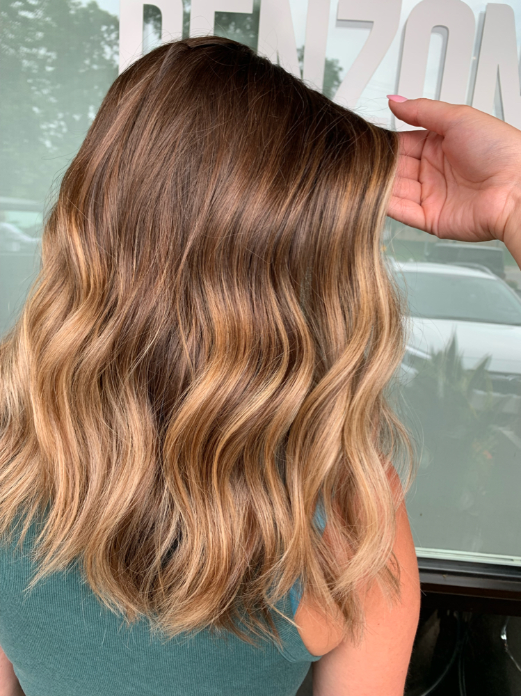 Partial Balayage, Cut And Style