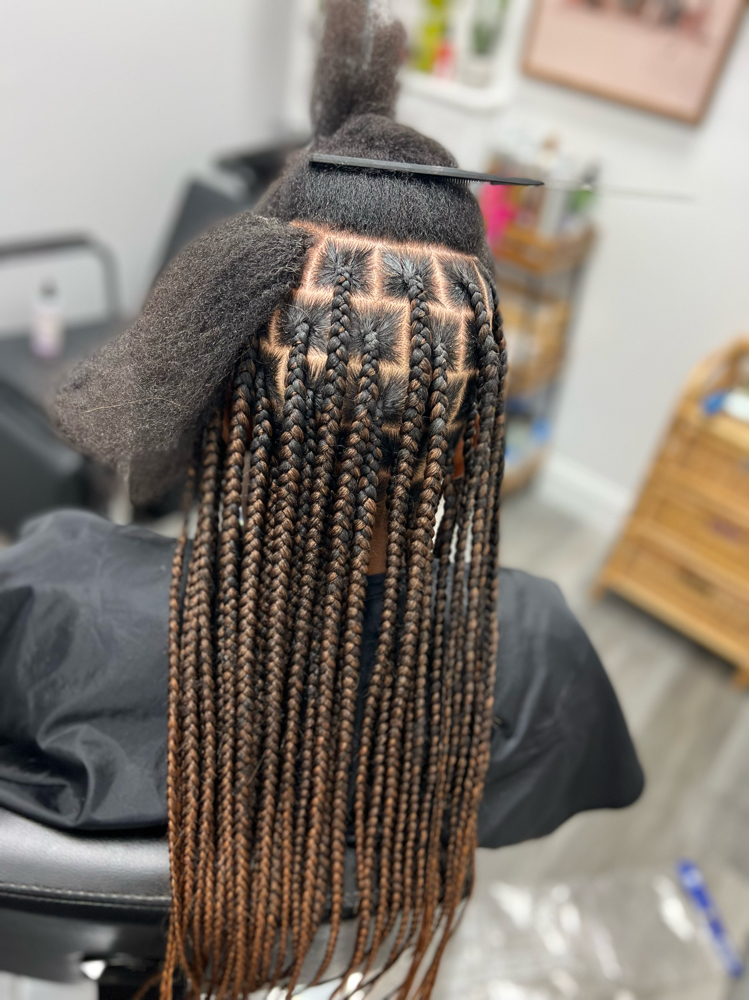 Medium Knotless Box Braids