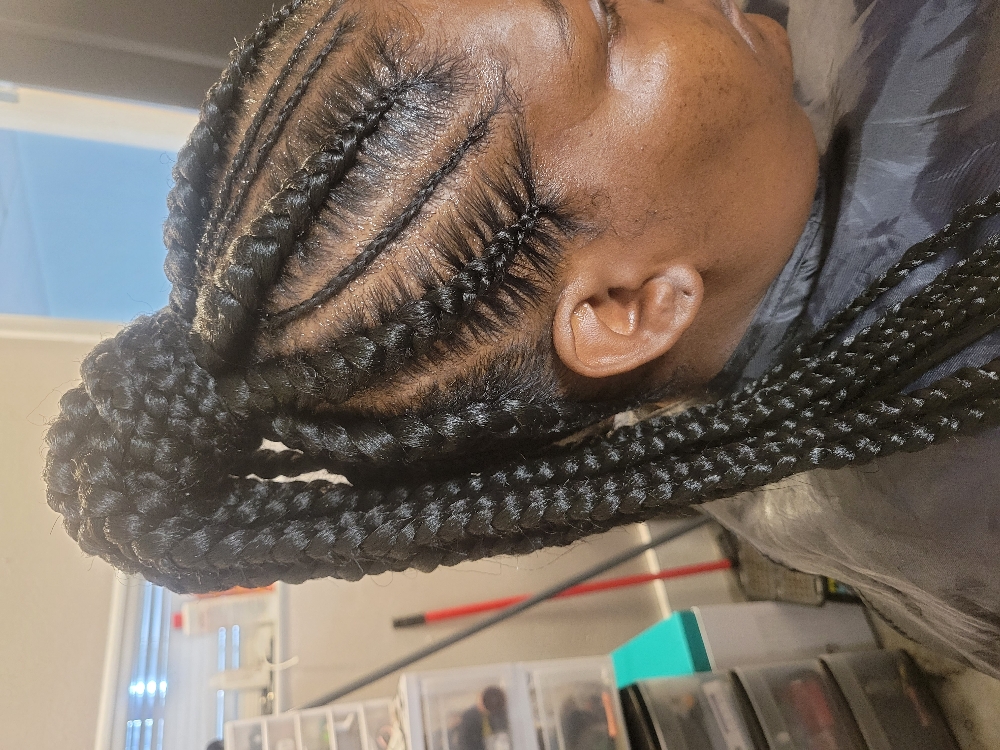 FEED-IN BRAIDS (7-10, Med)